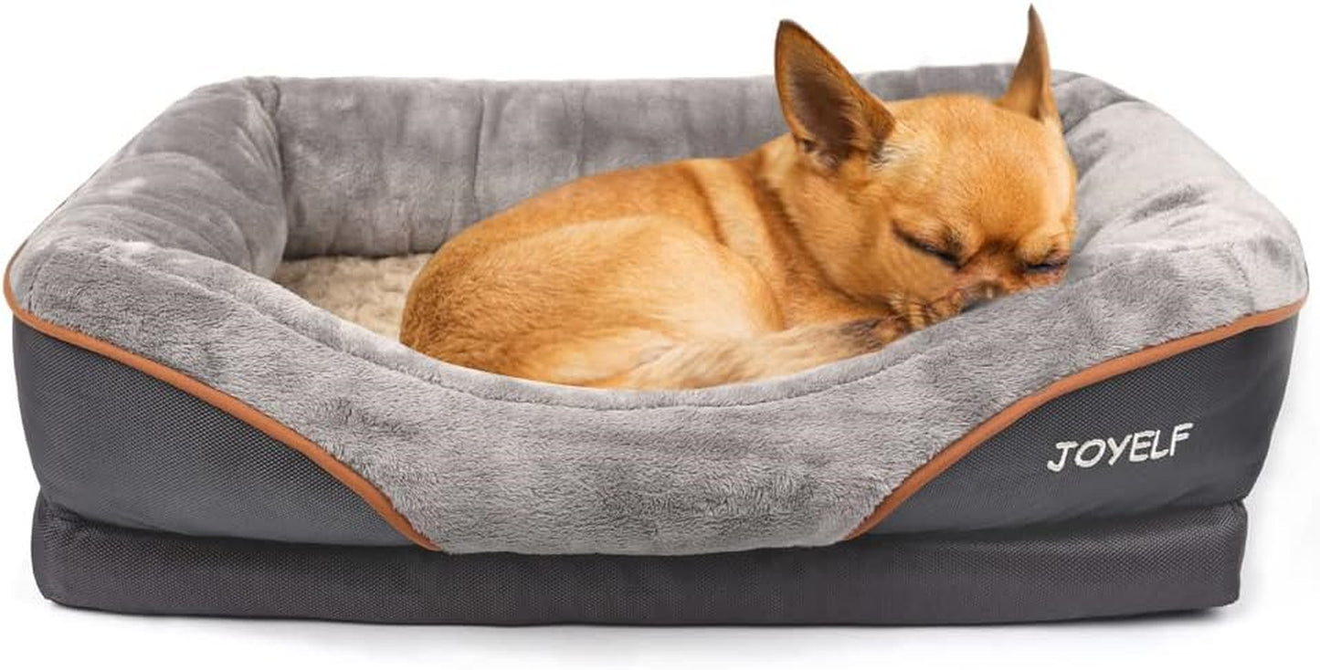 JOYELF Memory Foam Dog Bed Small Orthopedic Dog Bed & Sofa with Removable Cover