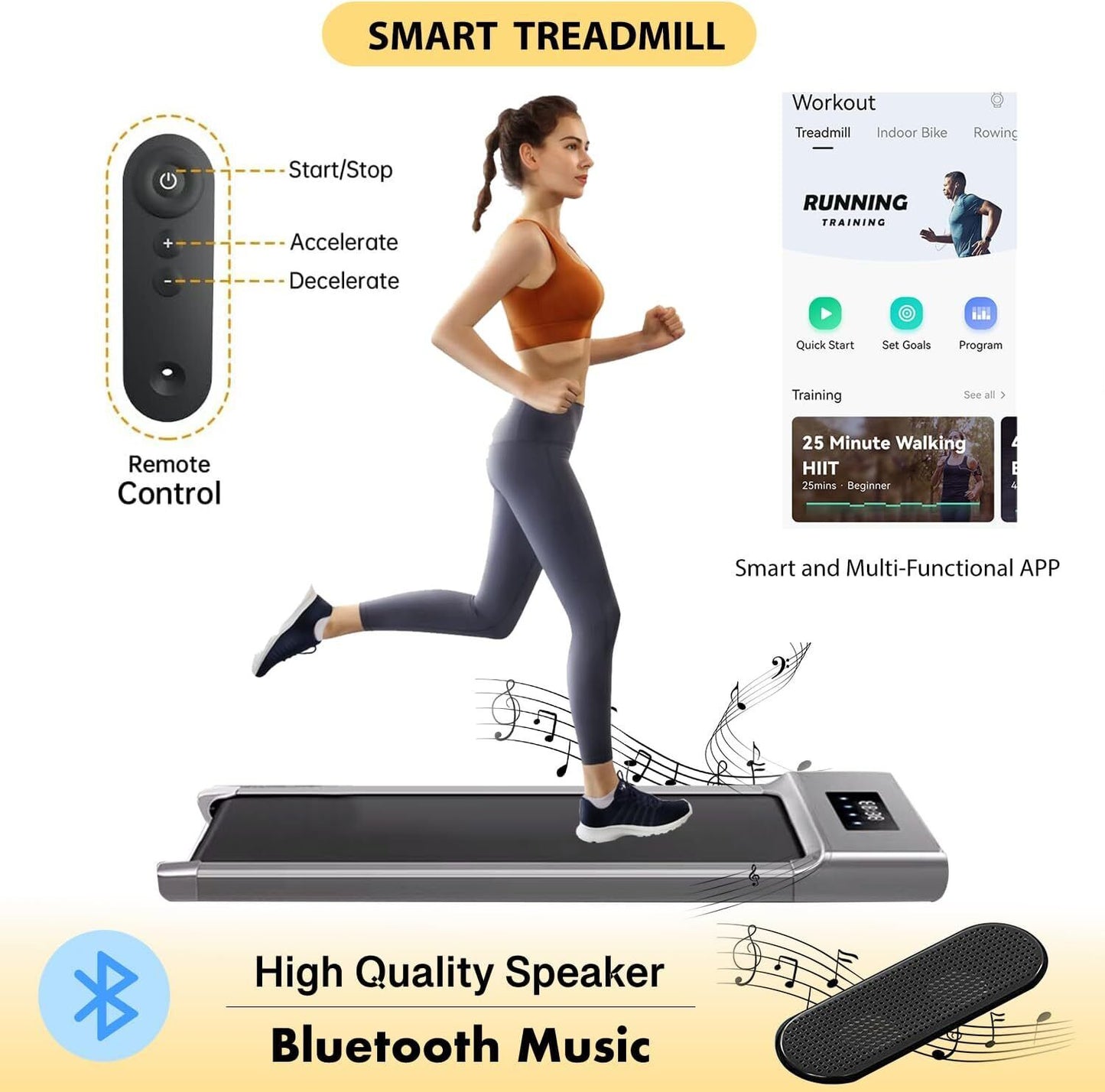 A1 Electric Walking Pad Treadmill Home Exercise Machine Indoor Fitness Equipment