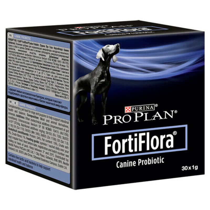 Purina Pro Plan Fortiflora Canine Probiotic Dog Food Supplement 30 X 1G