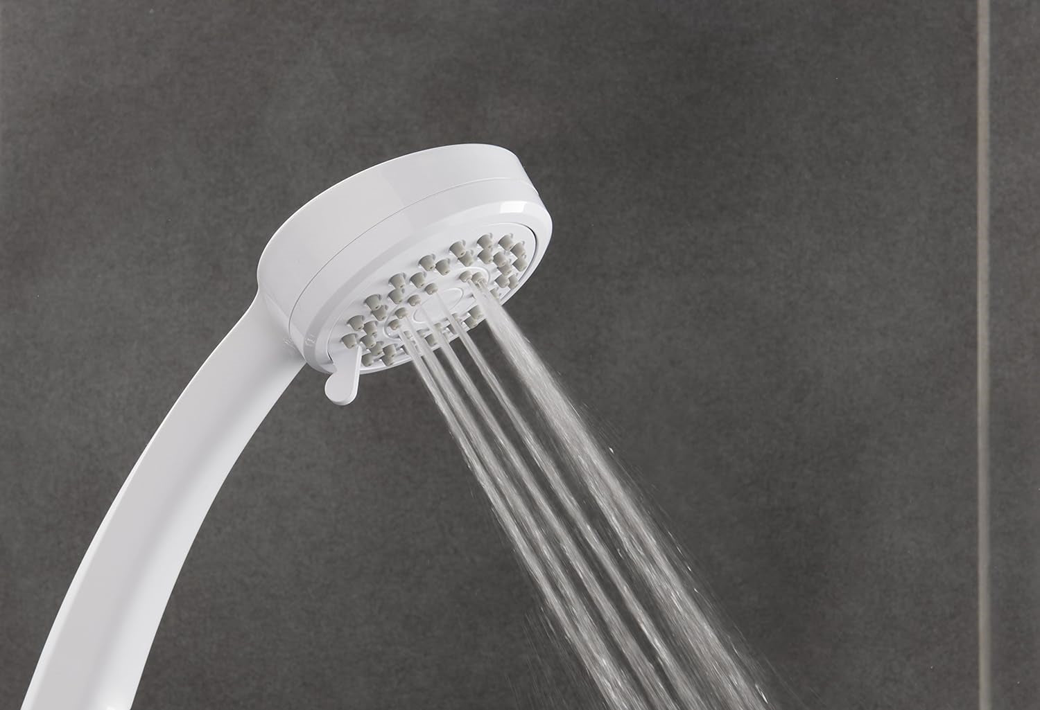 Triton SFXLAR3POSWH 3 Spray Pattern Shower Head, White