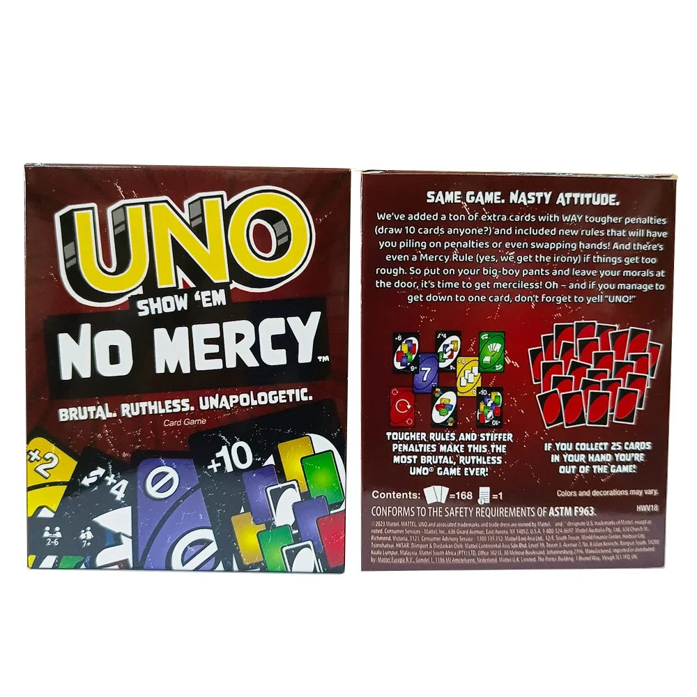 No Mercy Game Board Games  Cards Table Family Party Entertainment  Games Card Toys Children Birthday Christmas