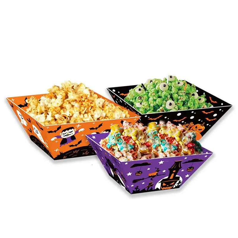 12Pcs Bakery Take Out Box Party Dessert Popcorn Buckets for Movie Nightes Bakery Take Out Box Washi Tapeeses Cookie Containers