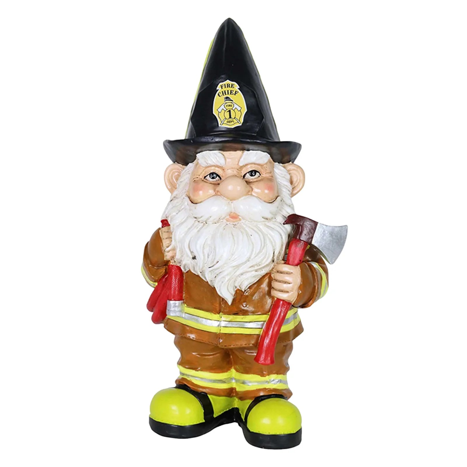 Funny Resin Figurines Garden Gnome White Beard Dwarf Garden Decoration Statue Gnome Decoration Villa Home Figurines Decoartion