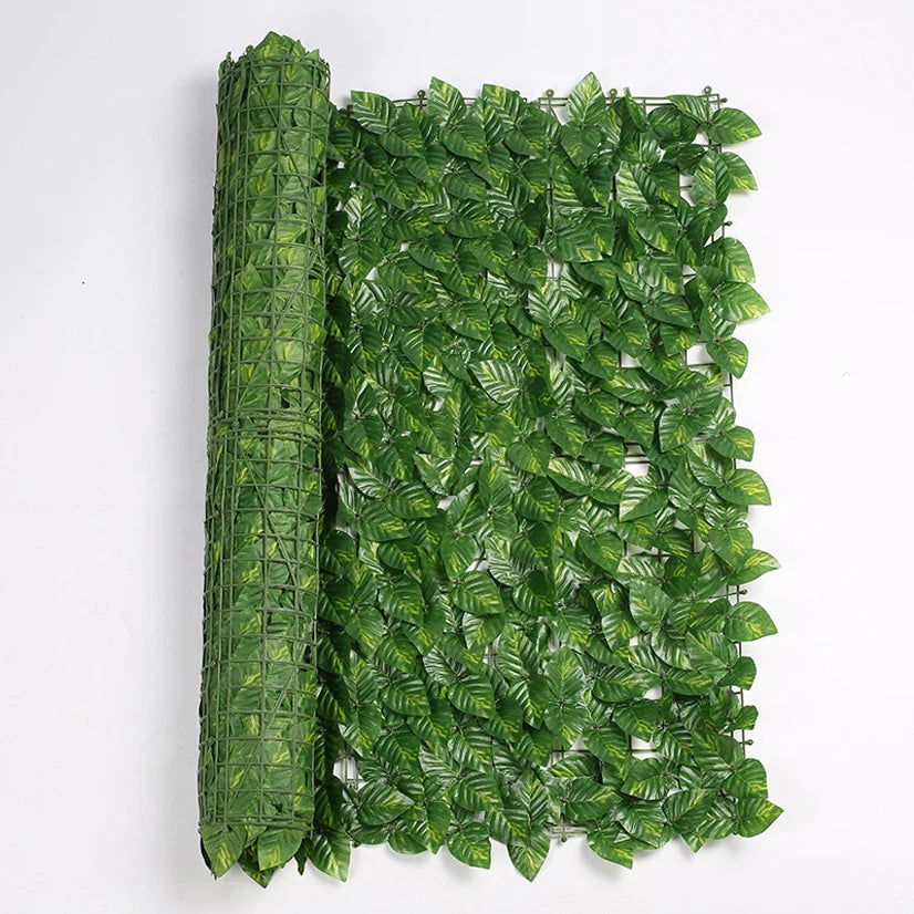 Artificial Ivy Leaf Balcony Screen Fences for Garden Privacy Garden Ornaments Plastic Garden Border Yard and Garden Home Decor